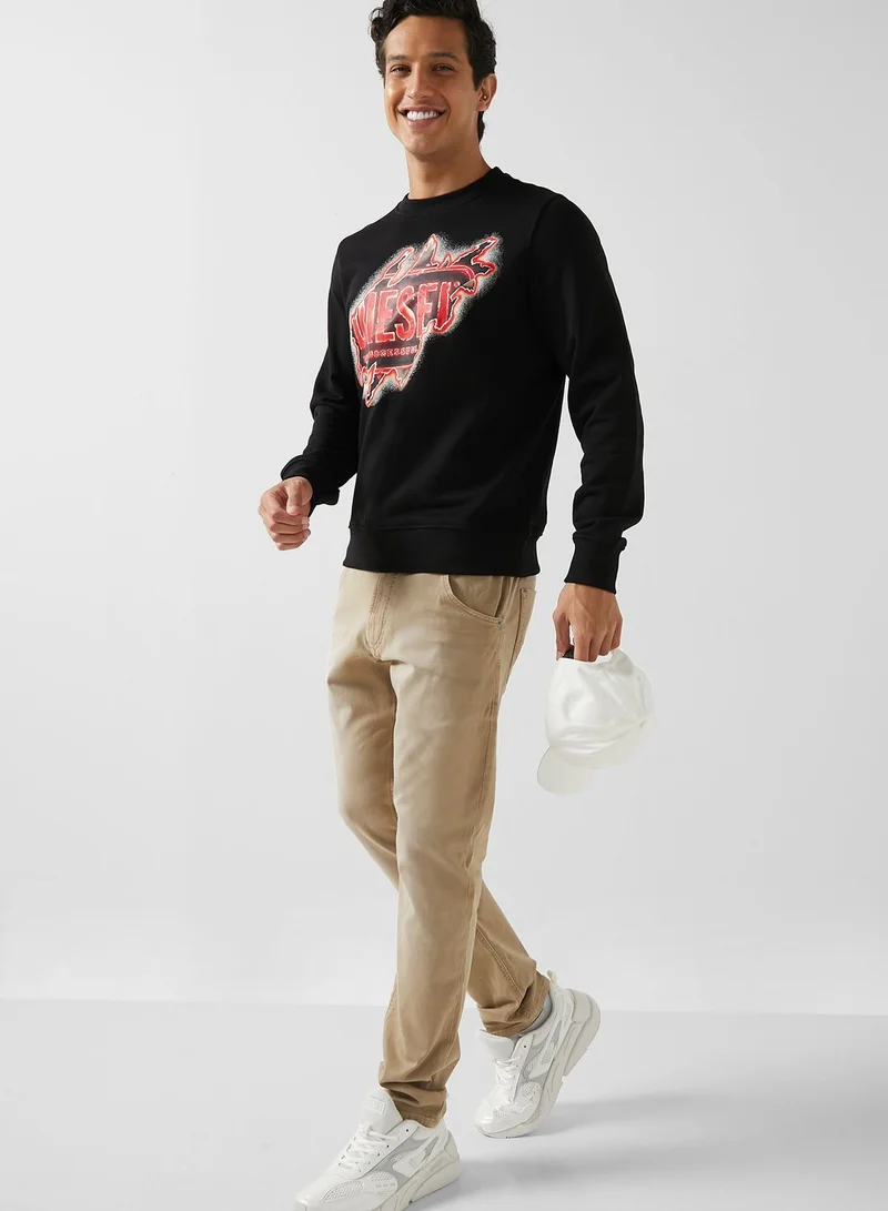 DIESEL Logo Sweatshirt