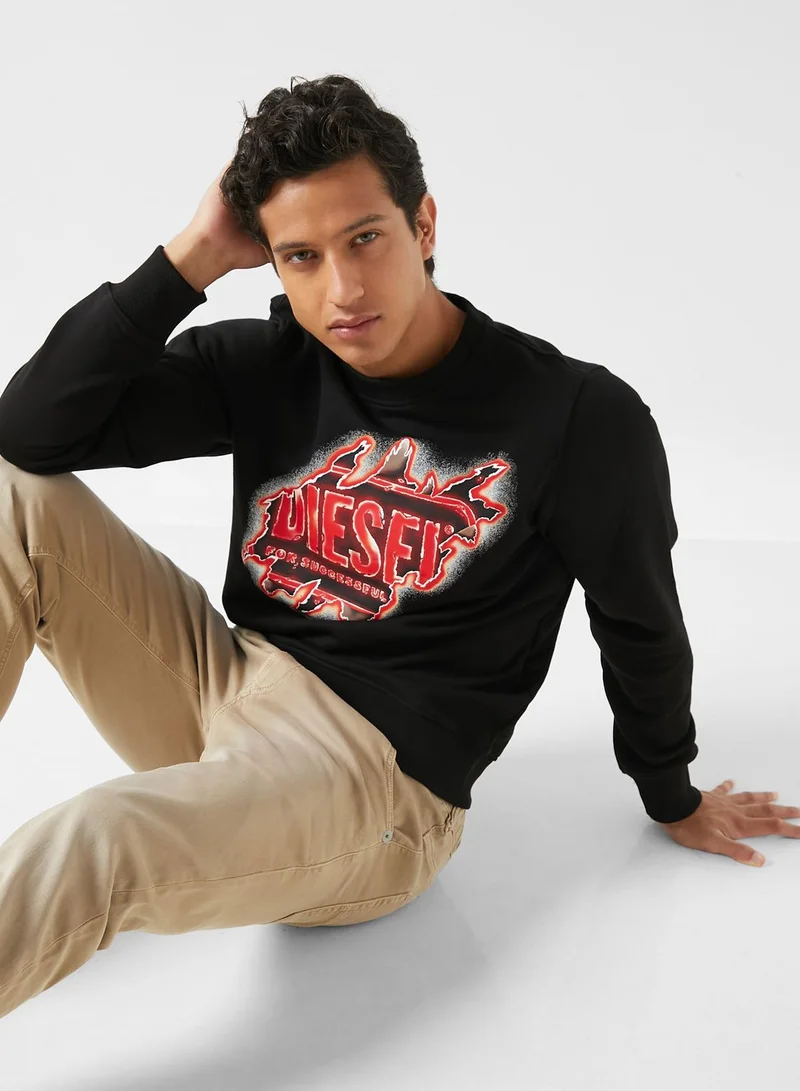 DIESEL Logo Sweatshirt
