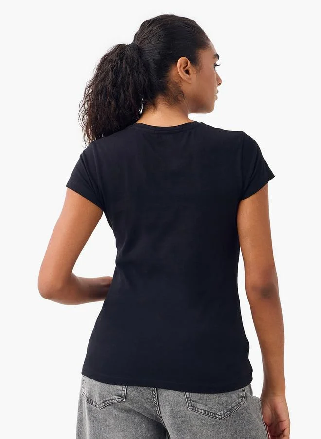 Splash FAV  Set of 2   Crew Neck T shirt for Women | Best Price UAE