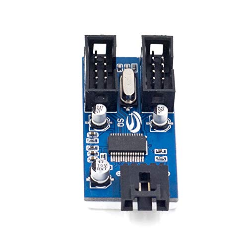 RGEEK 9pin USB Header Male 1 to 2 Female Extension Cable Card Motherboard 9-Pin USB HUB USB 2.0 9 pin Connector Adapter Port Multilier - Image 2