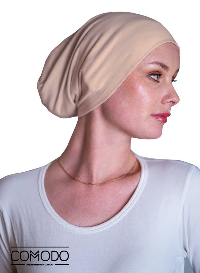 Comodo Syrian UnderScarf Cloes_End beige - Image 2