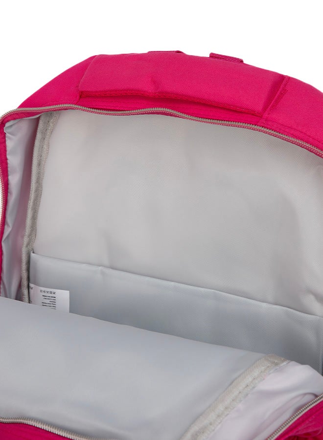 بريما شنطه مدرسيه 18" وردي بطبعة كرتون مع مقلمه مجاناً | شنطه مدرسيه مقاس 18 بنات، جيوب واسعة للكتب واللوازم، مقبض مبطن ونِسج معزز وسحّاب سلس مثالي للاطفال - Image 3