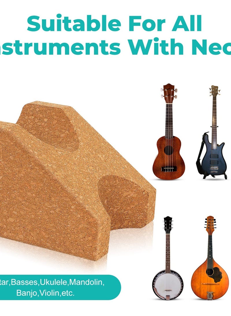 Generic - Natural Cork Guitar Neck Support Pillow for Easy Repair and Maintenance, Ideal for Musicians and Guitar Enthusiasts - Image 1