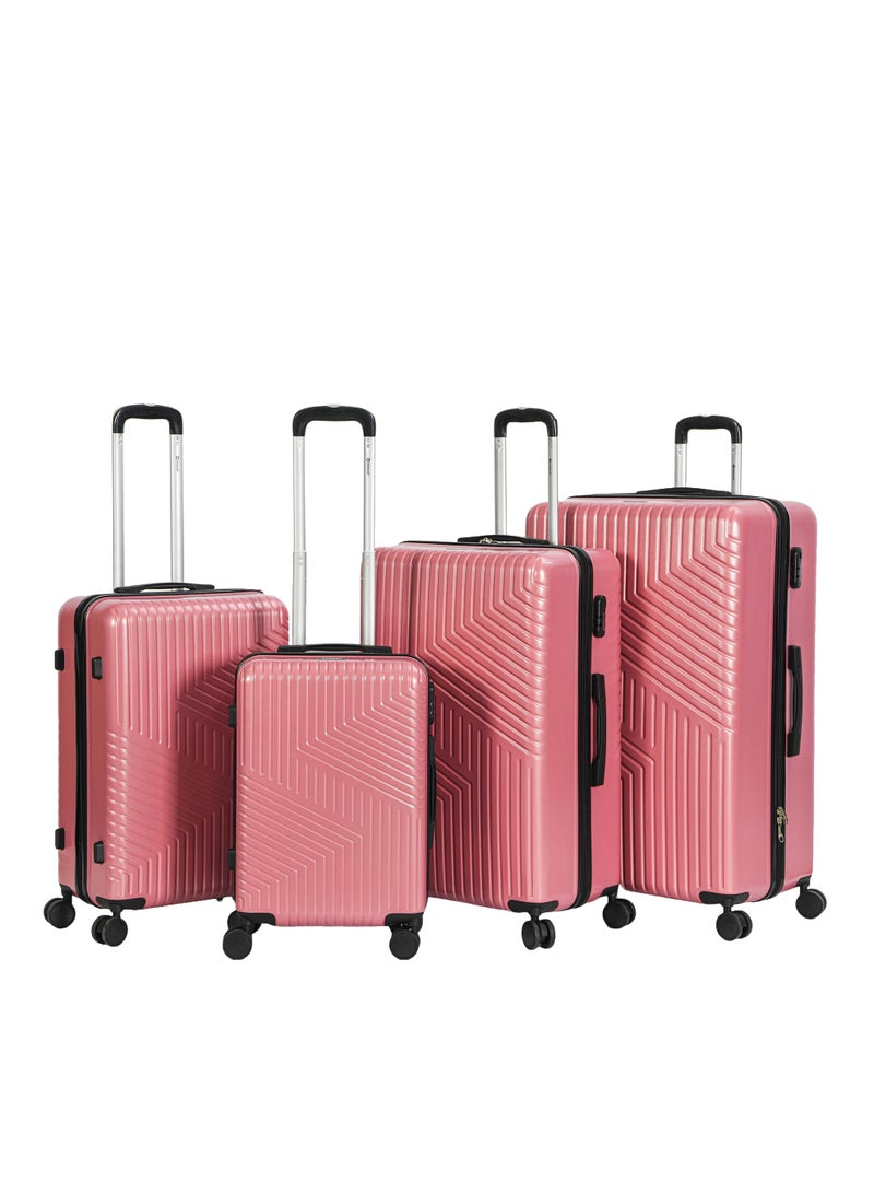 STARLIFE Suitcase Set of 4 PCS ABS Hardside Travel Luggage Bag - Image 1