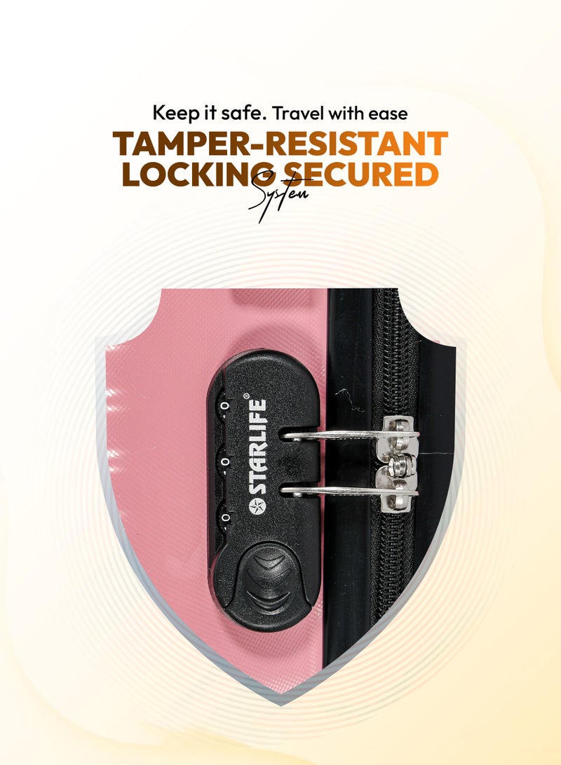 STARLIFE Suitcase Set of 4 PCS ABS Hardside Travel Luggage Bag - Image 5