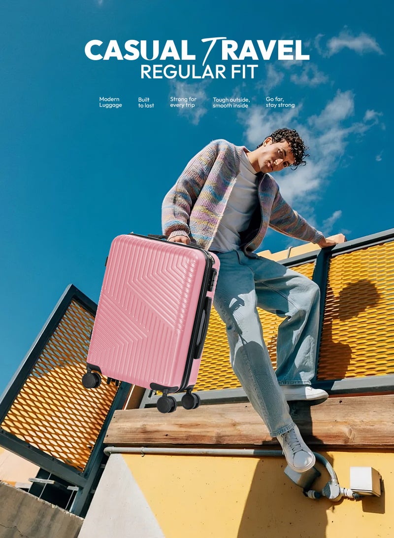 STARLIFE Suitcase Set of 4 PCS ABS Hardside Travel Luggage Bag - Image 4