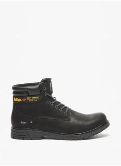 Lee Cooper Men's Logo Detail Chukka Boots with Lace-Up Closure  - Image 2