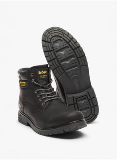 Lee Cooper Men's Logo Detail Chukka Boots with Lace-Up Closure  - Image 3