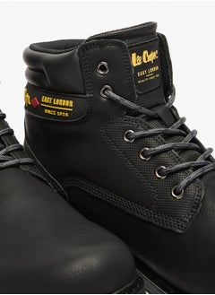 Lee Cooper Men's Logo Detail Chukka Boots with Lace-Up Closure  - Image 4