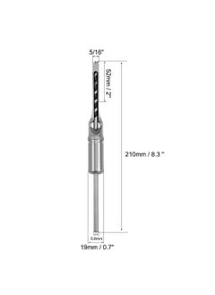 uptodateproducts uptodateproducts 8mm Square Hole Drill Bit 516 HighCarbon Steel Hollow Chisel Mortise Power Tool for Woodworking  - Image 3