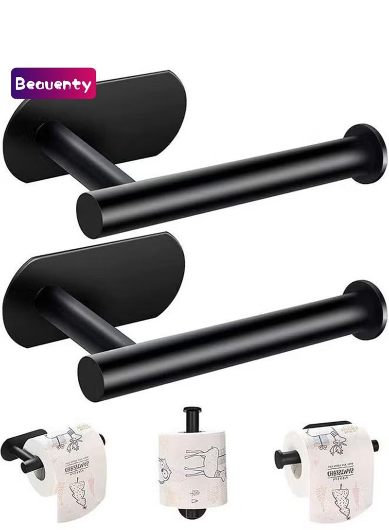 بيوينتي حامل ورق تواليت - أسود (قطعتان) - Image 1