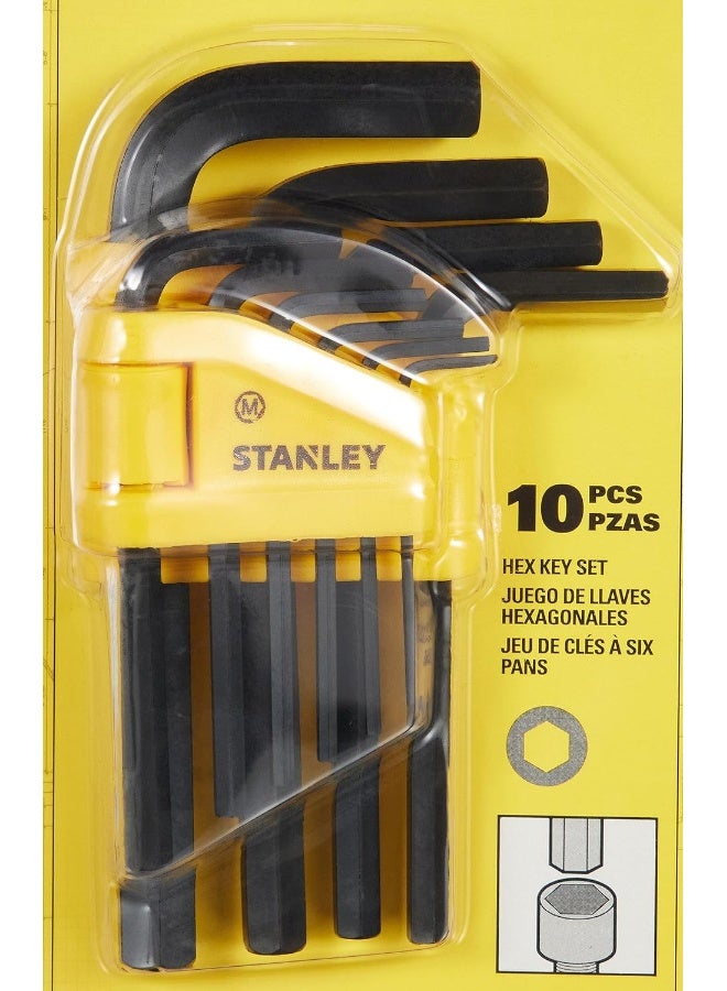 Stanley 0-69-253 Straight Male Elbow Hex Key 10 Piece Set - Image 3
