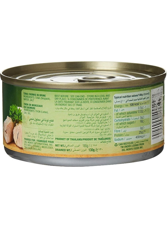 Del Monte Del Monte Tuna Fish Chunks In Brine 3 X 185 gm - Image 2