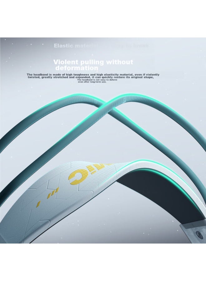 Somic G941 Over-ear Gaming Headset, E-sports Headphones, 3.5mm Wired Interface, Computer E-sports Wired Headphones, 3d Stereo Sound, Dual Headband Design, Star White - Image 4