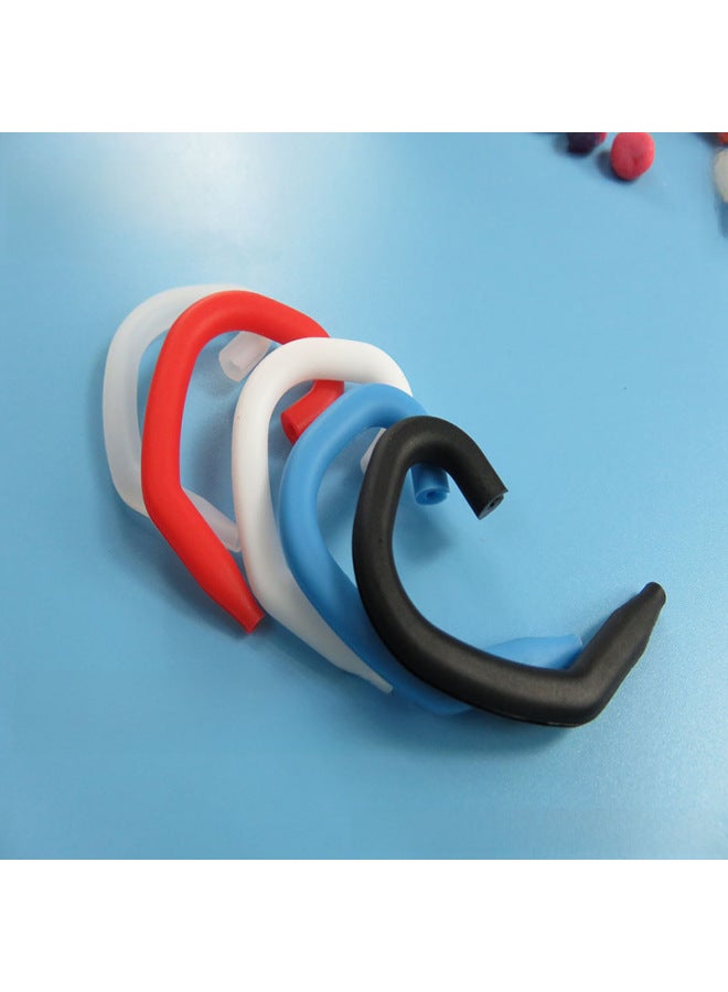 Mask Anti-Le Headset Silicone Ear Hanger Sports Ear Hook Accessories Mask Anti-Le Earring Ear Sheath-Color:Red-Model:EG14  - Image 4