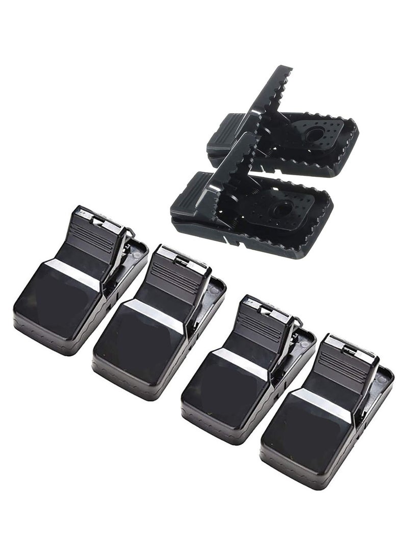 6pcs Mouse Trap Reusable, Small Mouse Squirrel Traps That Work, Mice Traps Snap and Indoor Trap Mice Kill Mouse Control