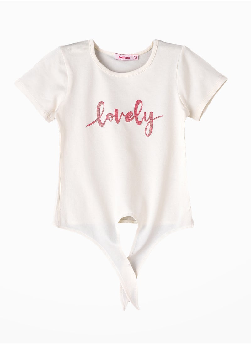Jelliene Sunshine Squad: Girls' Breezy Cotton Tees Playful Prints & Summer Fun  - Image 1