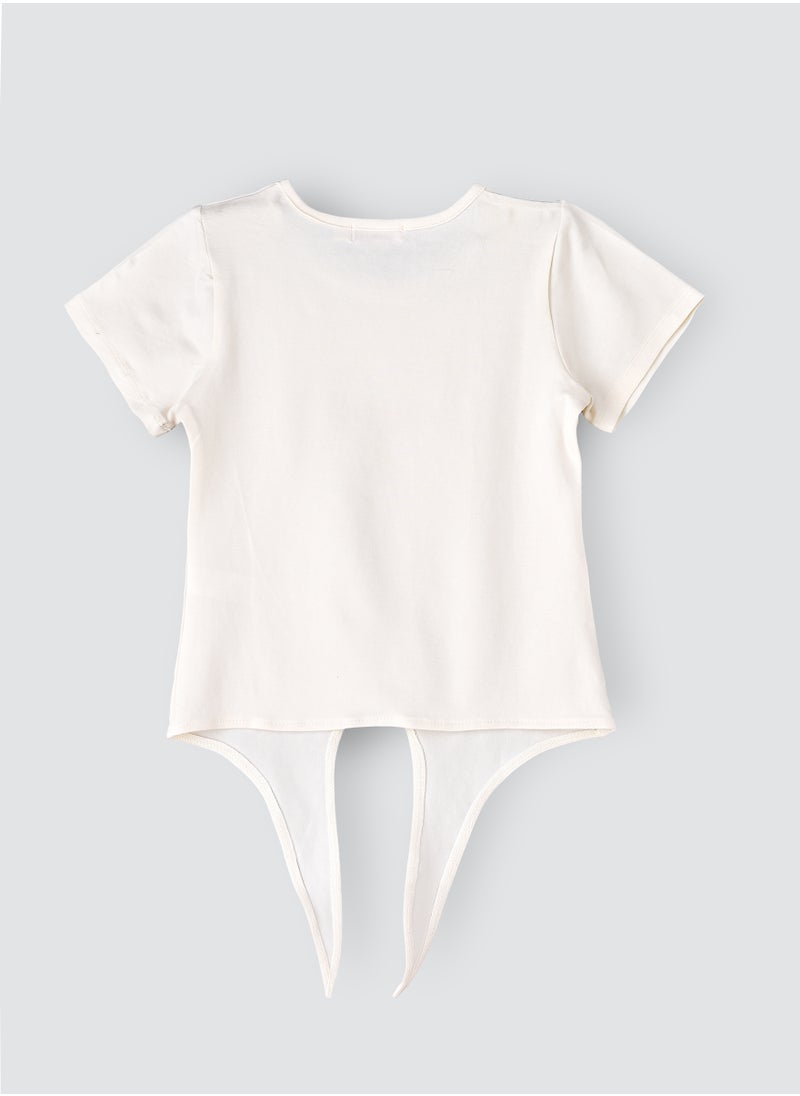 Jelliene Sunshine Squad: Girls' Breezy Cotton Tees Playful Prints & Summer Fun  - Image 2