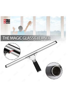 RACO Glass Cleaning Combo 12” | Window Squeegee + Microfiber Glass Wiper for Bathroom, Shower, Car, and Windows  - Image 4
