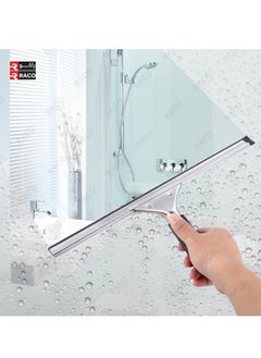 RACO Glass Cleaning Combo 12” | Window Squeegee + Microfiber Glass Wiper for Bathroom, Shower, Car, and Windows  - Image 5