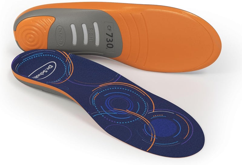 Dr. Scholl's Custom FiT Comfort Insoles, Low Arch Support Shoe Inserts for Women Size 7.5-8 | Men 6.5-7, Full Length Insoles Men Women, Superior All Day Comfort and Plantar Fasciitis Relief CF730