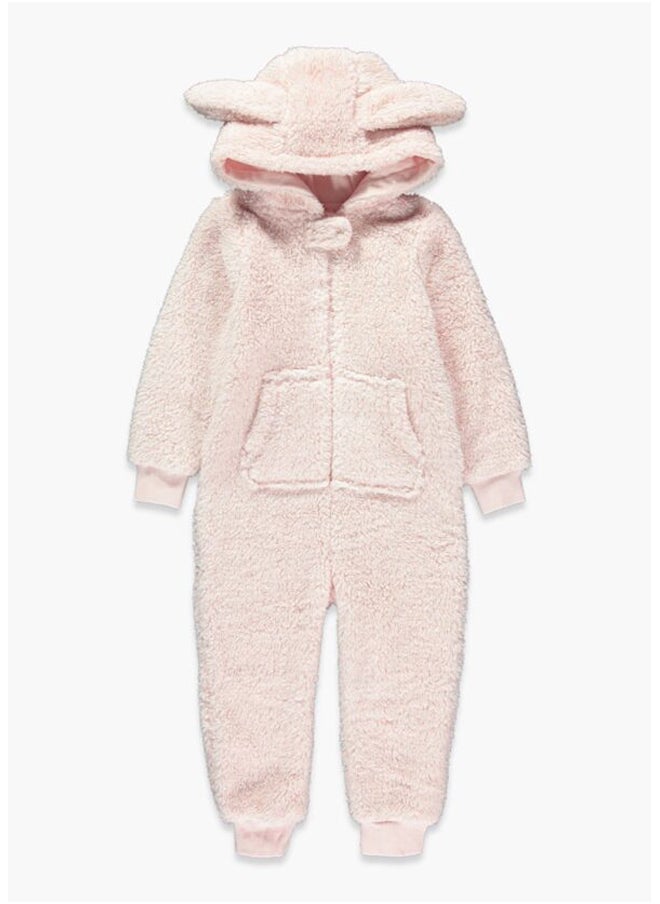 Matalan - Kids Pink Sheep Onesie - Image 1