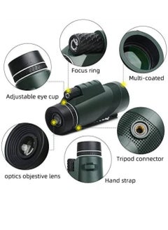 GENNEXT Telescope 40x60 HD Zoom Optic Lens Day Night Vision Travel Monocular Telescope Tourism Scope Binoculars Scope For Indoor/Outdoor  - Image 4