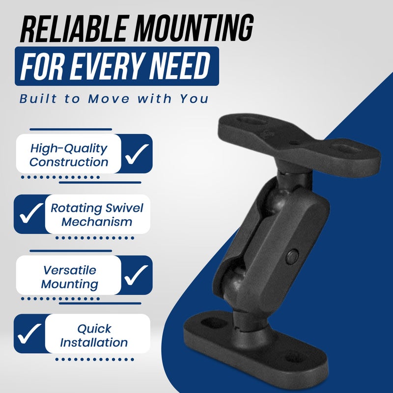 UBL Rotating Swivel Bracket Mount for Typhoon Siren & Feniex 4200 Mini Controller - Feniex Mounting Bracket - Rotating Mount for Sirens - Image 2