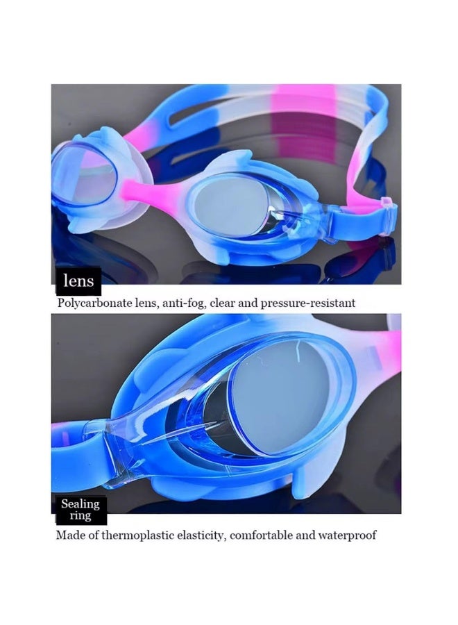 QSHOP® Kids Swimming Goggles Cute Fish Shape Fun Cartoon Design Motivate Kids Swim - Comfortable and Safe for Eyes - Waterproof and Steam Resistant - Suitable for Boys and Girls - Image 4