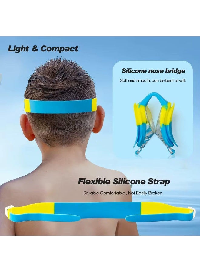 QSHOP® Kids Swimming Goggles Cute Fish Shape Fun Cartoon Design Motivate Kids Swim - Comfortable and Safe for Eyes - Waterproof and Steam Resistant - Suitable for Boys and Girls - Image 3