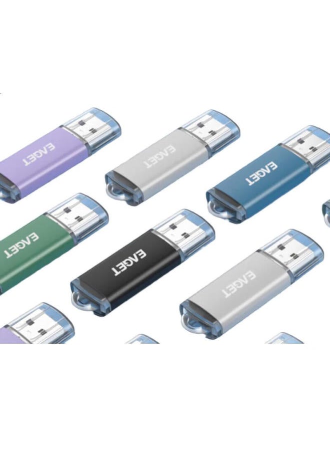 Eaget 4Gb Usb2.0 Flash Drive, Bidding And Tender Competition Mini Usb Drive, Metal Version, Car Computer Phone Office Study Universal Tender Document Label Usb Drive, 10 Pieces/Box F2 - Image 2