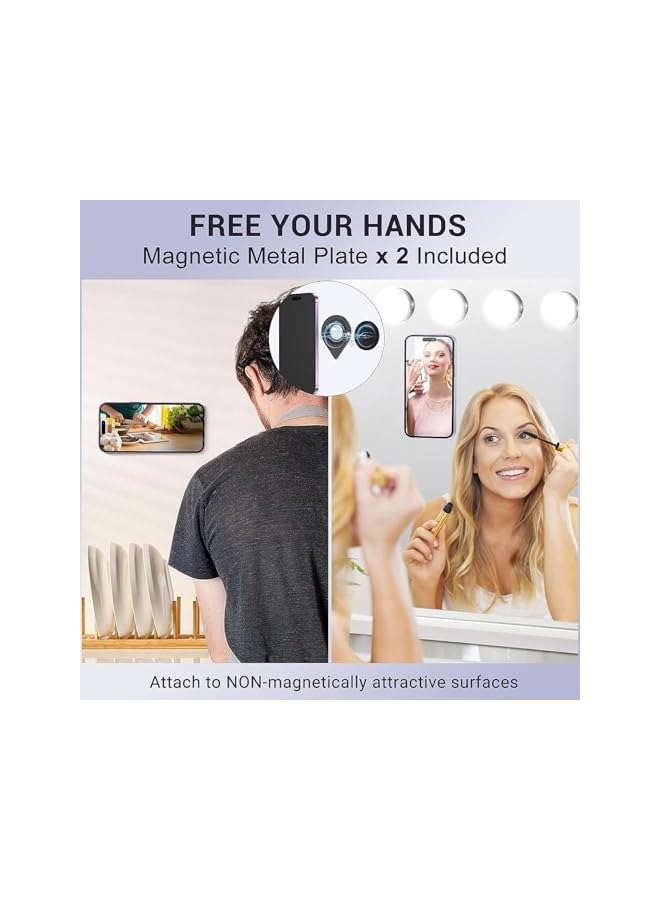 S-TOP Compatible with MagSafe Magnetic Phone Ring Holder, Double-Sided Magnetic Finger Grip Stand with Strong Hold, Suitable for Smartphones, Tablets and Car Mounts - Image 2