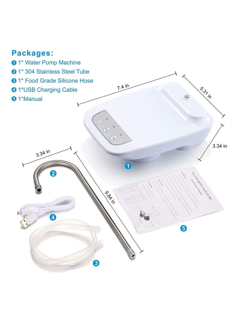 Portable Wireless Electric Water Dispenser Electric Automatic Water Pump Bucket Dispensing Bottle Usb Rechargeable  - Image 3