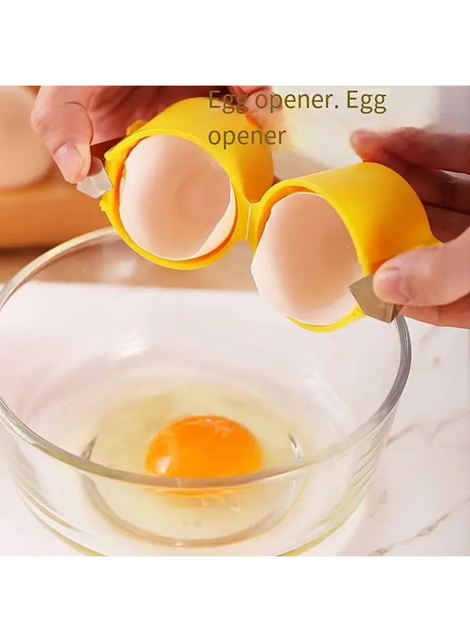 3Pcs Colorful Plastic Egg Shell Opener And Peeler Handheld Kitchen Craft Tools - Image 2