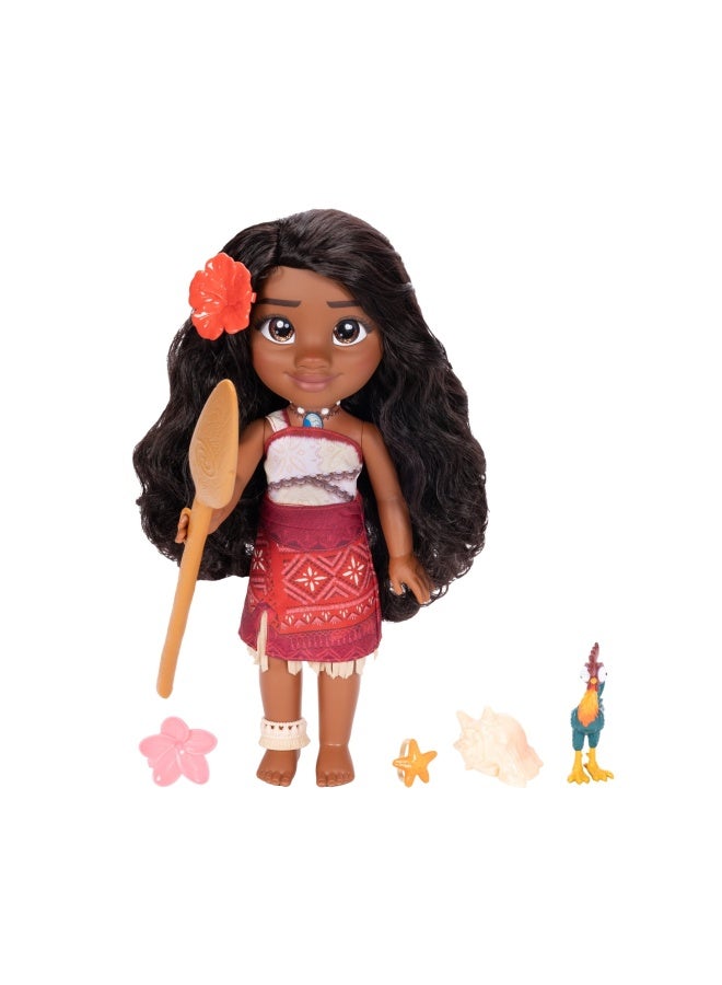 Disney Princess Disney Moana 2: My Singing Friend Moana Doll, HeiHei Figure & Accessories - Image 3