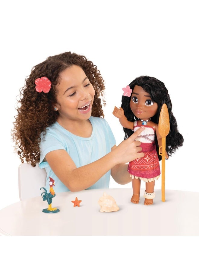 Disney Princess Disney Moana 2: My Singing Friend Moana Doll, HeiHei Figure & Accessories - Image 5