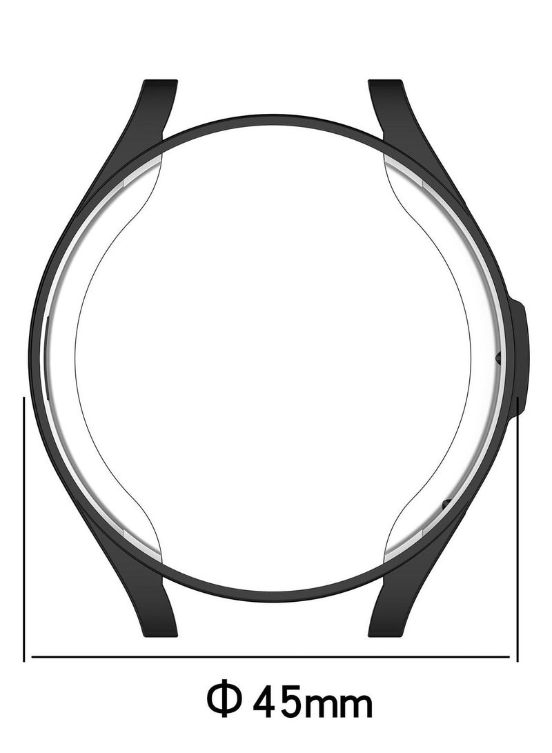 Y&D for Galaxy Watch 6 Classic Screen Protector Case 47mm Accessories, Soft TPU Bumper Cover Replacement Watch6 Smart (47MM, 8Colors) - Image 2