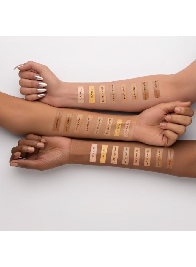 Mars Cancel Liquid Concealer for Face Makeup with Radiant Natural Finish 07Caramel Charm 60 ml Lightweight Medium to High Coverage LongLasting MultiPurpose Crease Resistant - Image 4