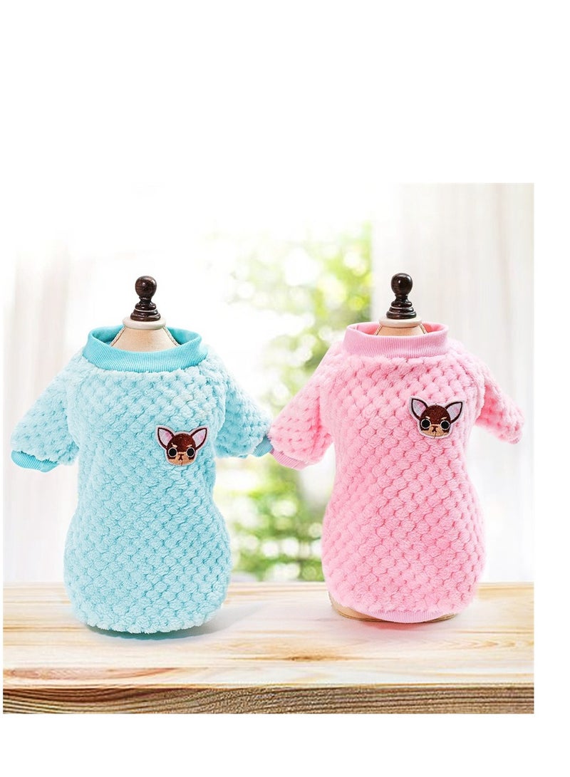 Loquat 2PCS Squality Fall And Winter Dog Clothes A Multicolour - Image 1