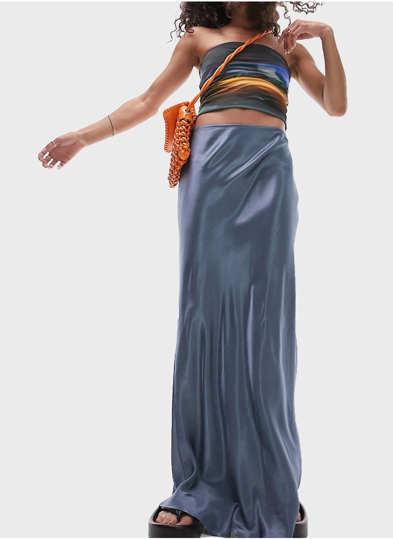 TOPSHOP - High Waist Maxi Skirt - Image 1
