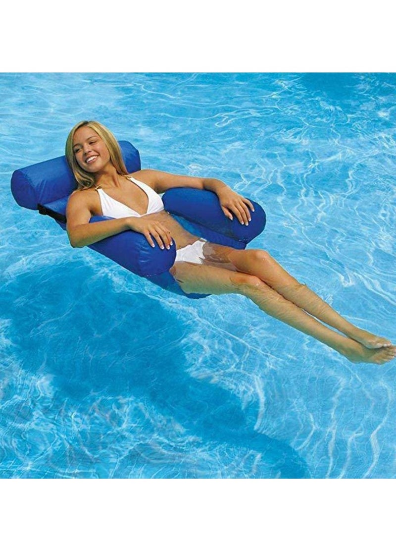 Generic - Summer Swimming Pool Hammock Floating Bed Portable Folding Inflatable Ring Air Mattress Water Accessories Beach Sports Lounger Chair For Adults Children - Image 1