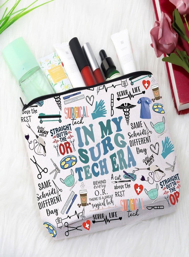 GJTIM Surgical Tech Gift Surgery Nurse Doctor Gift In My Surg Tech Makeup Bag Gift for Surgical Technologist Surgeon (Surg Tech Era Bag) - Image 5