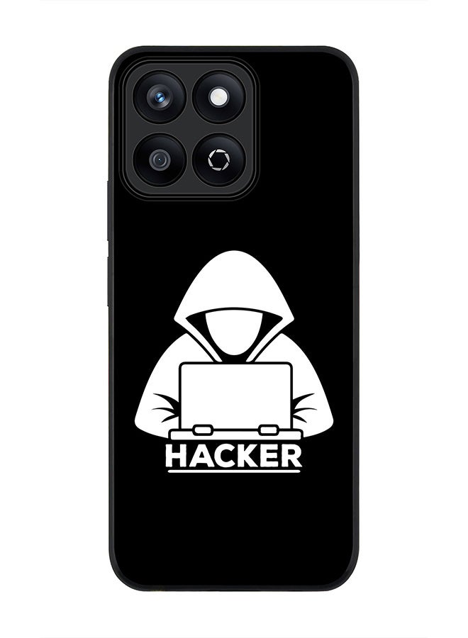 Stylizedd For Honor X7c 4G Case,Slim fit Camera Protection, Shockproof Thin Phone cover  - Hacker  - Image 1