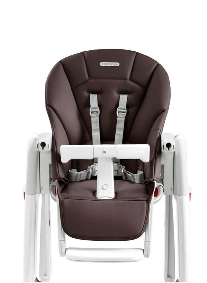 Peg Perego Tatamia Follow Me Conpact Baby Recliner/Swing/Highchair For Kids, Suitable From 0 Months To 3 Years - Cacao  - Image 2