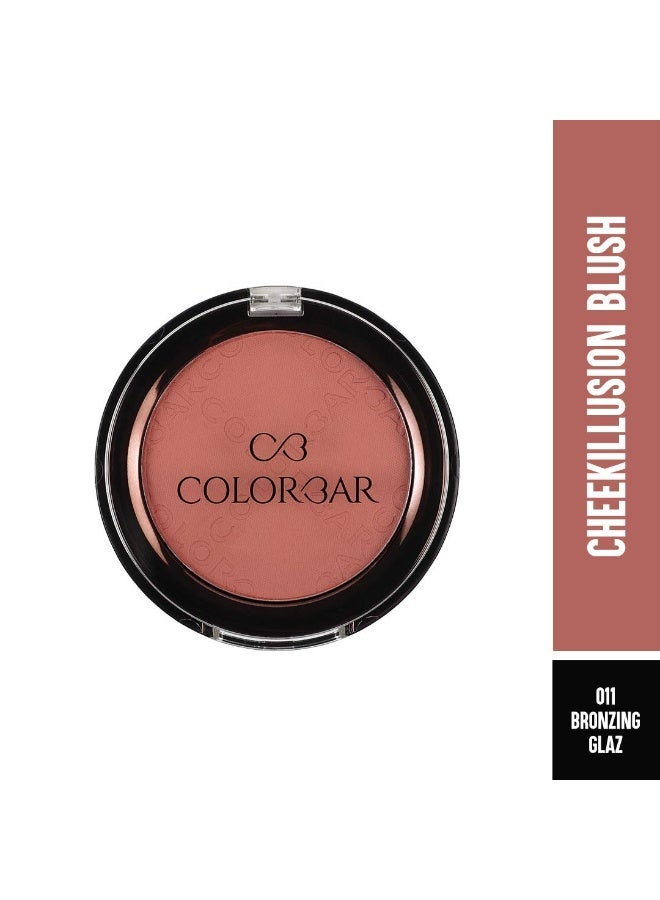 Colorbar Cheekillusion Blush, Bronzing Glaze | Lightweight, silky texture | Highly-buildable and blendable | Powder blush| Suitable for all skin types - Image 3