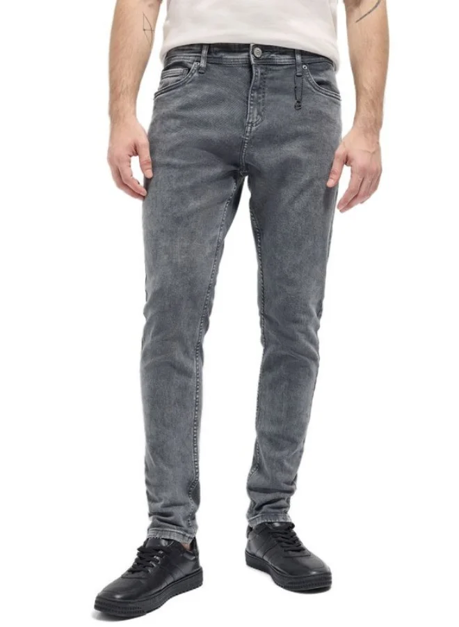 THE BEAR HOUSE Men's Stylish Grey Jeans with Comfortable Stretch and Skinny Fit Classic Comfort With Modern Style, Perfect For Everyday Casual Looks And Effortless Streetwear Vibes