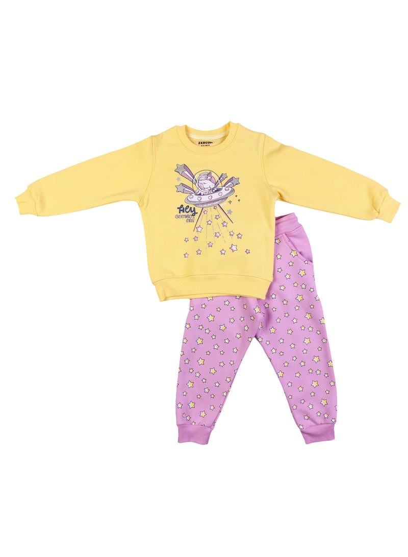 Zercon Winter Pajama Set for Girls  2221 - Image 1
