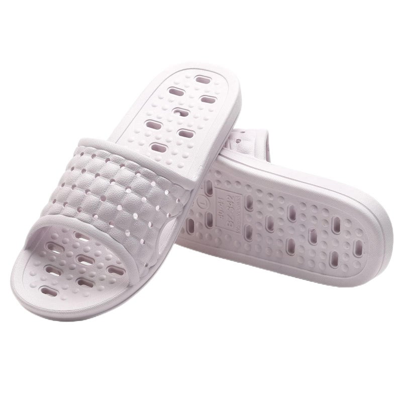 MUQGAOP Quick Drying Shower Slippers nonslip Bathroom Slippers Drain Holes Shower Shoes for Women and Men Dorm pool gym Purple EU 4041 - Image 2
