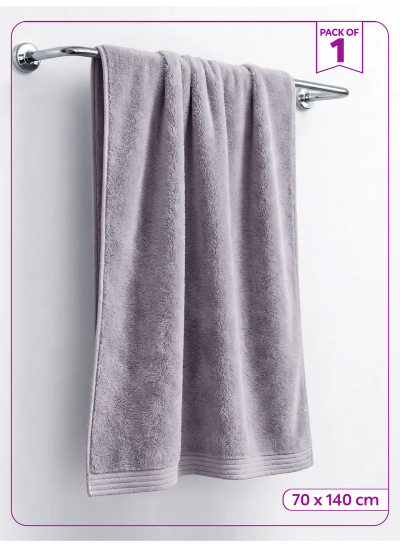 Donetella Bath Towel (1 Pack, 70 X 140 cm) - Microfiber 330 GSM - Super Soft, Highly Absorbent, Quick Drying Thick Bathroom Towels - Soft Hotel Quality for Bath and Spa