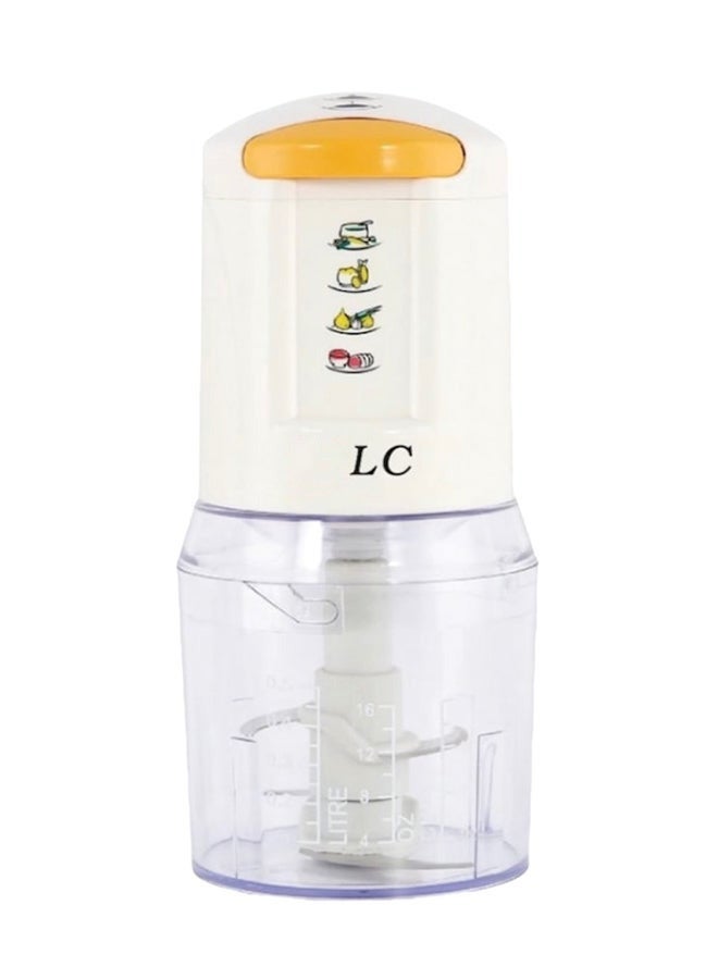 ال سي مفرمة طعام كهربائية 300 واط – سعة 0.5 لتر للاستخدام اليومي - Image 3